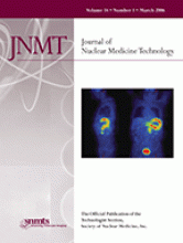 Journal of Nuclear Medicine Technology: 34 (1)